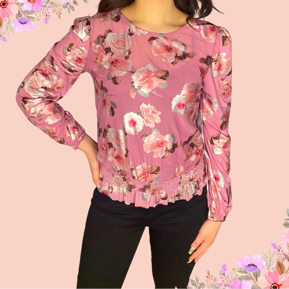 Floral Long Sleeve Top
